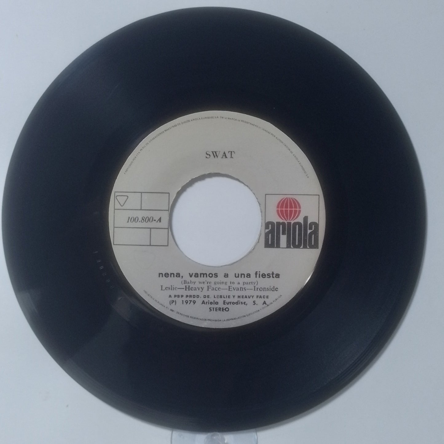 single 7" Swat Baby We're Goin To A Party / Disco made peru 1979 disco