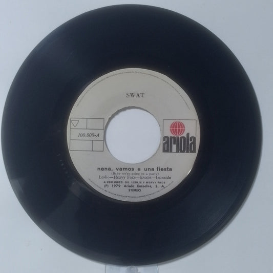 single 7" Swat Baby We're Goin To A Party / Disco made peru 1979 disco
