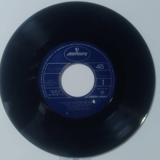 single 7" Matthew Fisher Can't You Feel My Love / Only A Game made peru 1980 rock