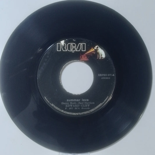 single 7" Edward Cliff Summer Of Love / There Will Be Another World made Peru 1977 pop rock