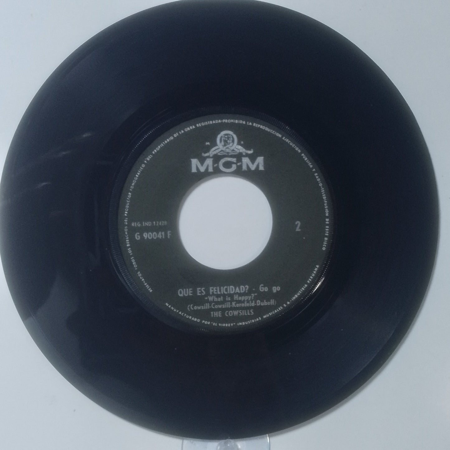 single 7" The Cowsills Hair / What Is Happy made Peru 1969 rock