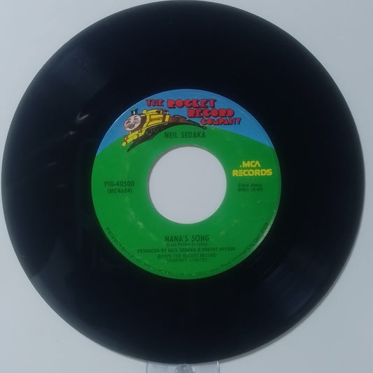 single 7" Neil Sedaka Breaking Up Is Hard To Do / Nana's Song made Peru 1975 rock