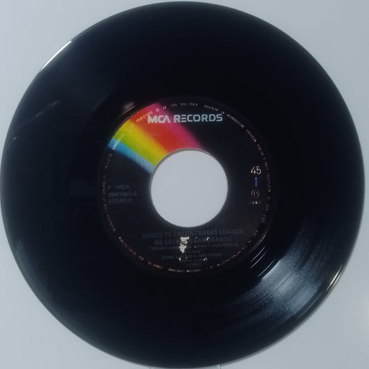single 7" Lobo Where Were You When I Was Falling In Love / I Don't Wanna Make Love Anymore made Peru 1979 soft rock
