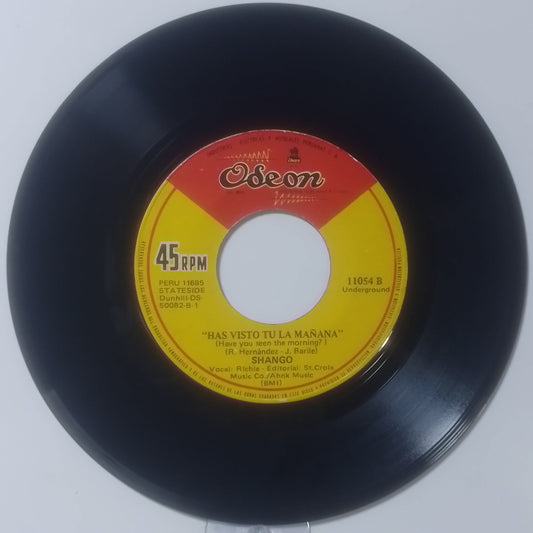 single 7" Shango The Time Has Come / Have You Seen The Morning made Peru 1969 rock