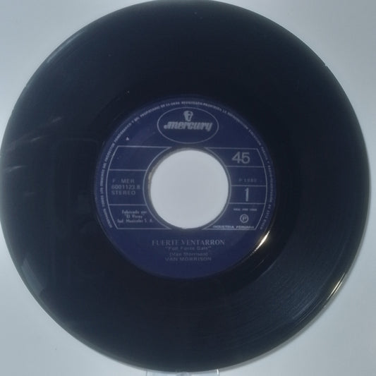 single 7" Van Morrison Full Force Gale / Troubadours made Peru 1979 rock