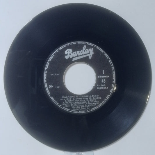 Single 7" Magazine 60 Las Lentas De Los 60 made Peru 1981 pop rock