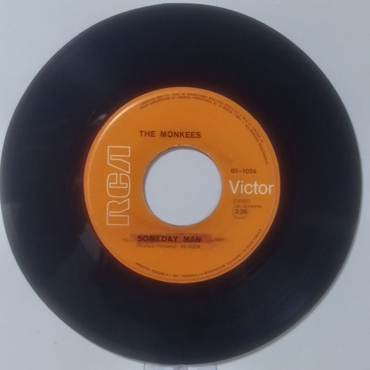 single 7" The Monkees Someday Man / Listen To The Band made Peru 1969 pop rock
