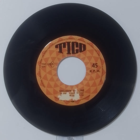 single 7" Tommy James Draggin' The Line / I'm Comin' Home made Peru 1971 rock