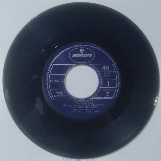 single 7" Steve Miller Band Jungle Love / Wish Upon A Star made Peru 1977 rock