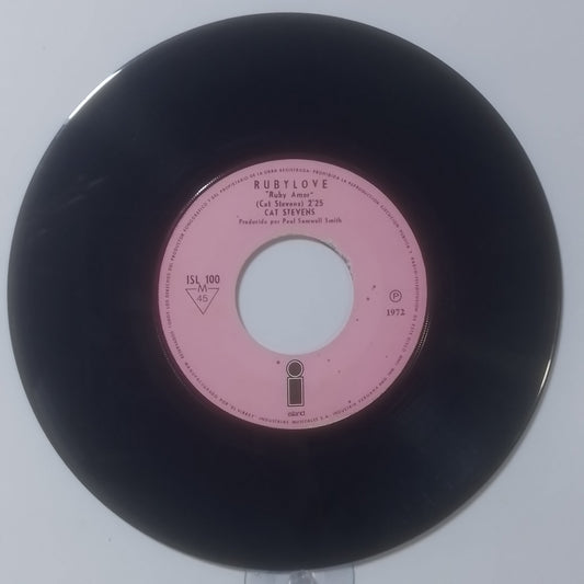 single 7" Cat Stevens Ruby Love / Peace Train made Peru 1972 pop rock