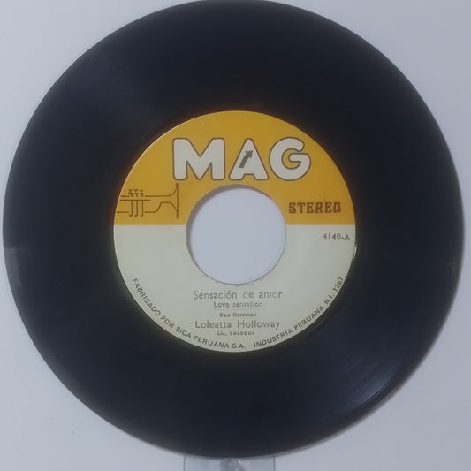 single 7" Loleatta Holloway Love Sensation / Dance What 'Cha Wanna made Peru 1980 disco