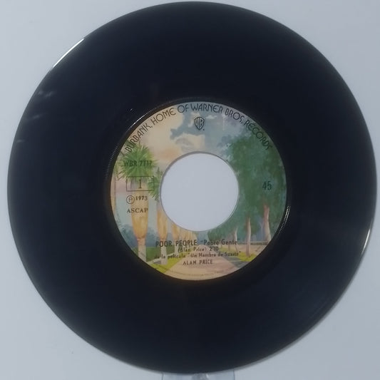 single 7" Alan Price Poor People / A Lucky Man made Peru 1973 rock