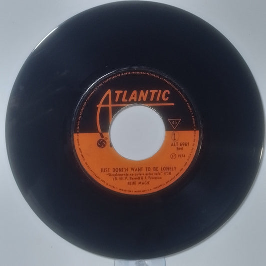 single 7" Blue Magic Just Don't Want to Be Lonely / Sideshow made Peru 1974 soul