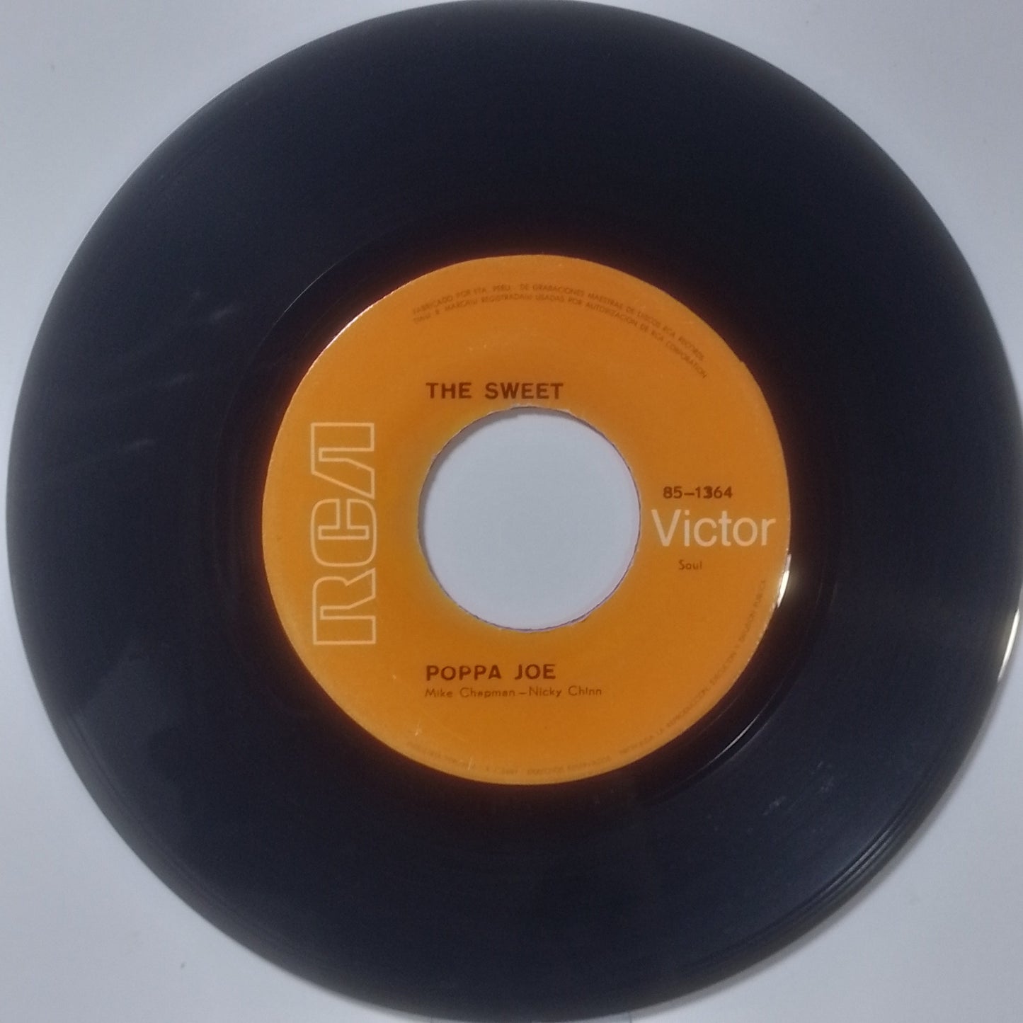 single 7" The Sweet Poppa Joe / Spotlight made Peru 1972 rock