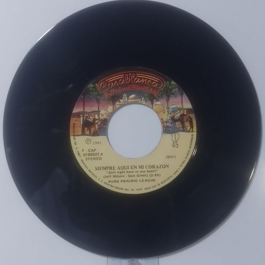 single 7" Pure Prairie League Still Right Here in My Heart / Don't Keep Me Hangin' made peru 1982 country rock