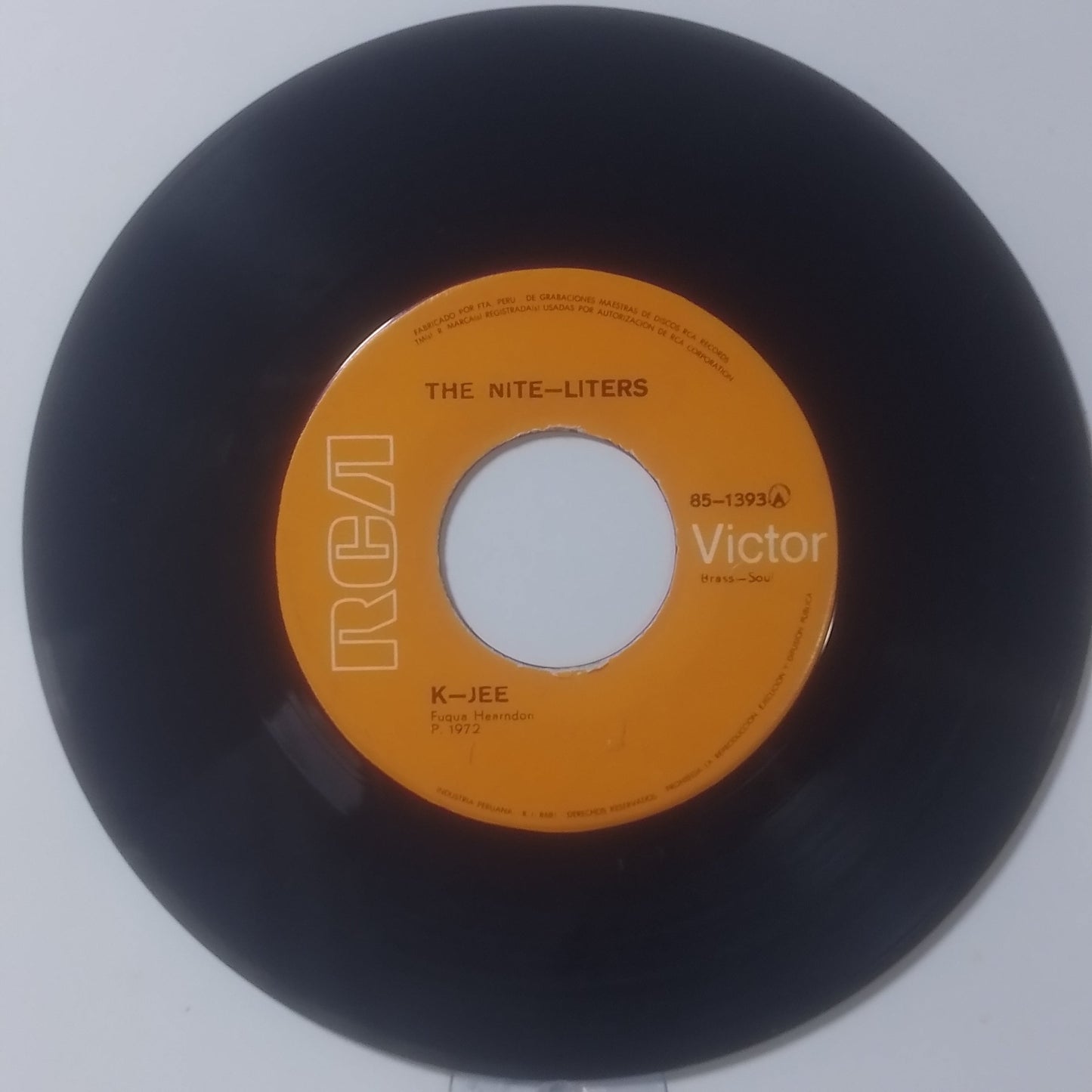 single 7" The Nite Liters K Jee / Tanga Boo Gonk made peru 1971 funk