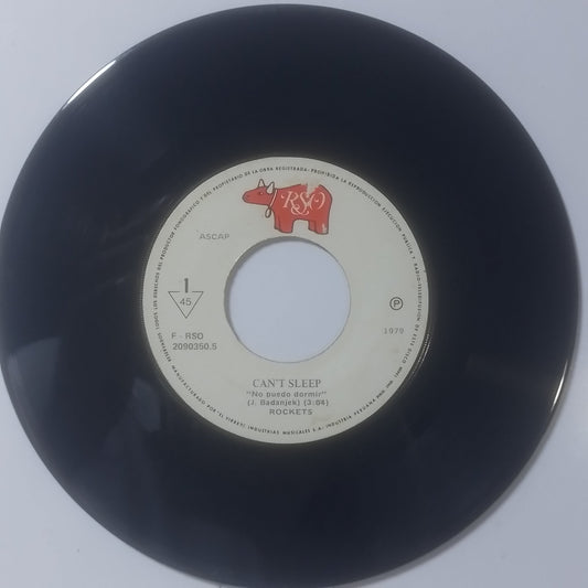 single 7" Rockets Can't Sleep / Something Ain't Right made peru 1978 electronic rock