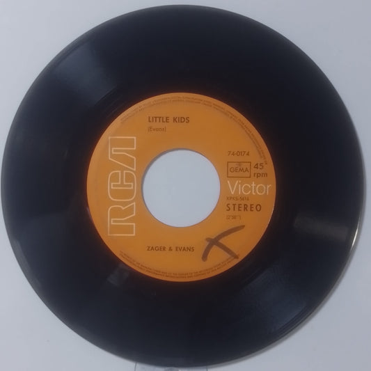 single 7" Zager & Evans In The Year 2525 Exordium and Terminus / Little Kids made USA 1969 rock