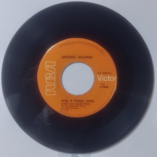 single 7" George McCrae Sing a Happy Song / I Need Somebody made peru 1975 dance