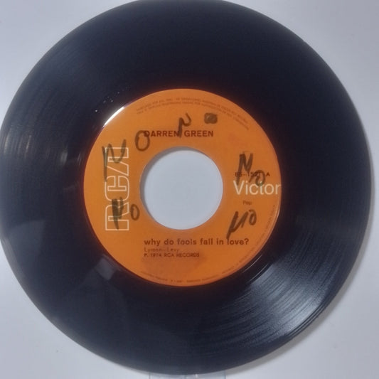 single 7" Darren Green Why Do Fools Fall In Love / Dream World made peru 1976 soul