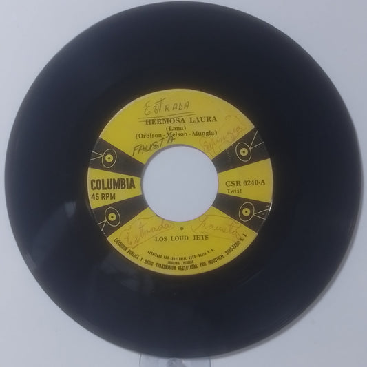 single 7" Loud Jets Lana / The Thomas Twist made peru 1960 rock