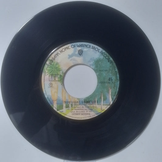 single 7" Debby Boone You Light Up My Life / Hasta Mañana made Peru 1977 pop