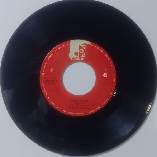 single 7" Jackson Browne Boulevard / Call It a Loan made peru 1980 rock