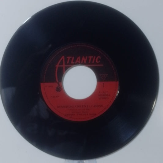 single 7" Crosby Stills And Nash Wasted On The Way / Delta made peru 1982 rock