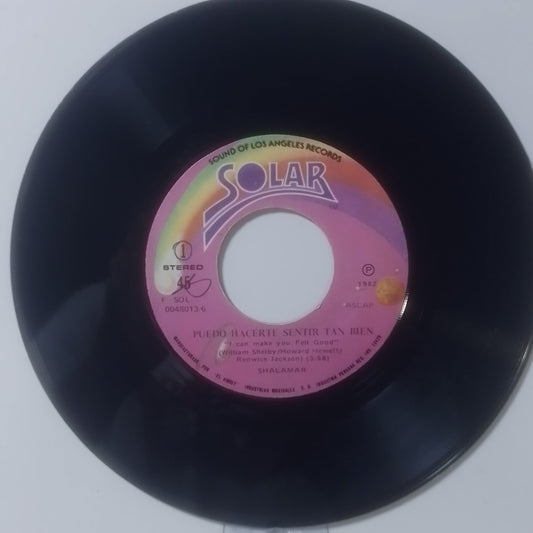 single 7" Shalamar I Can Make You Feel Good / I Just Stopped By Because I Had To made peru 1982 disco