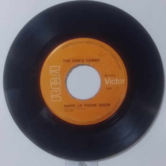 single 7" The Con's Combo El Milagro de Tus Ojos / Nadie lo Puede Decir made peru 1969 latin rock