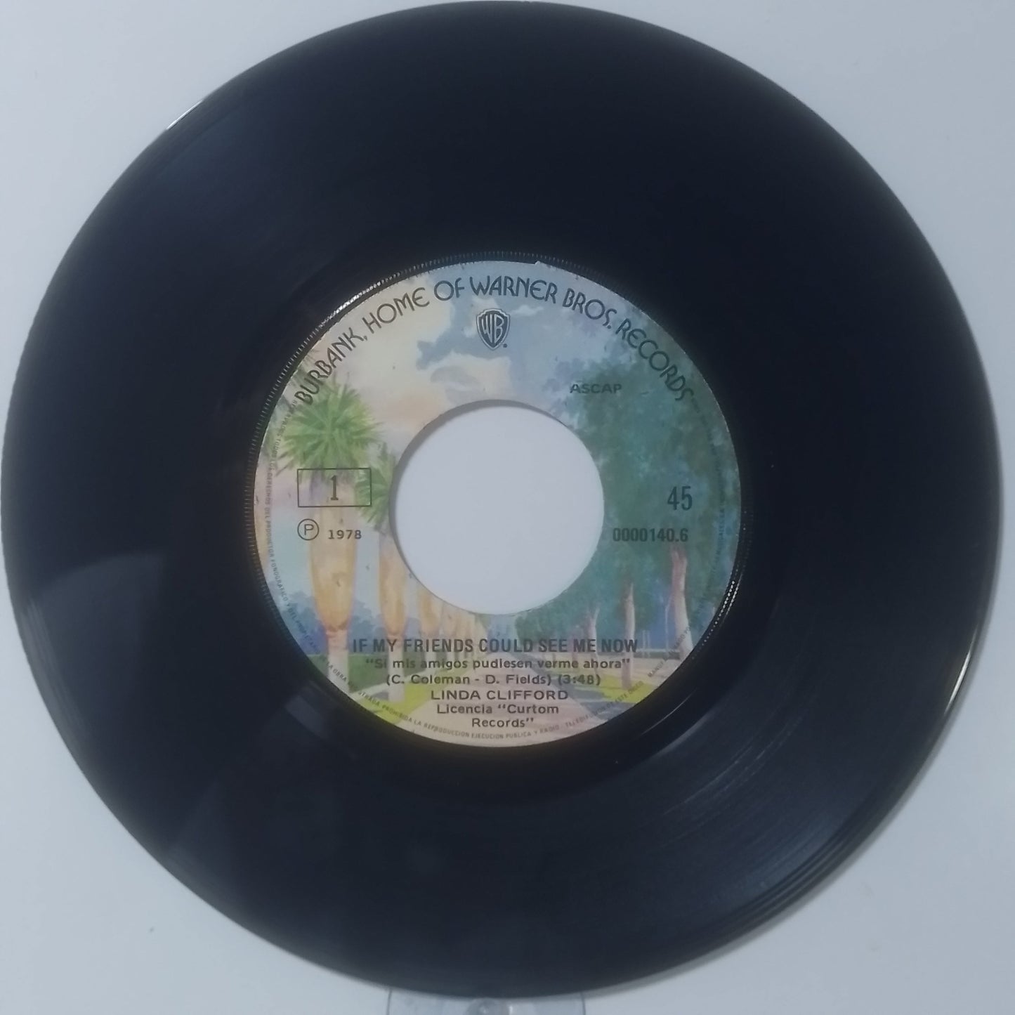 single 7" Linda Clifford If My Friends Could See Me Now / Please Darling Don't Say Goodbye made peru 1978 disco