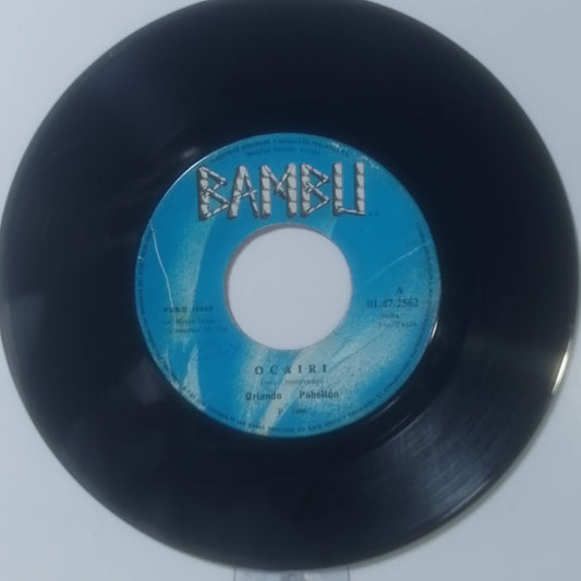 single 7" Orlando Pabellon Ocairi / Trompeta de Oro made peru 1986 salsa