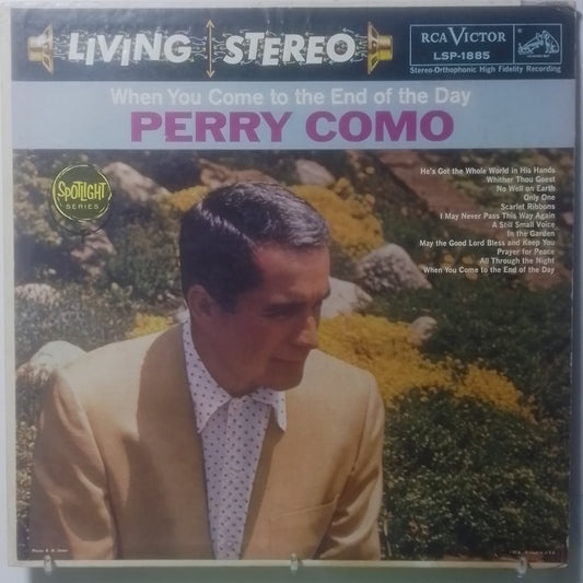 lp Perry Como When You Come To The End Of The Day made usa 1958 pop vocal