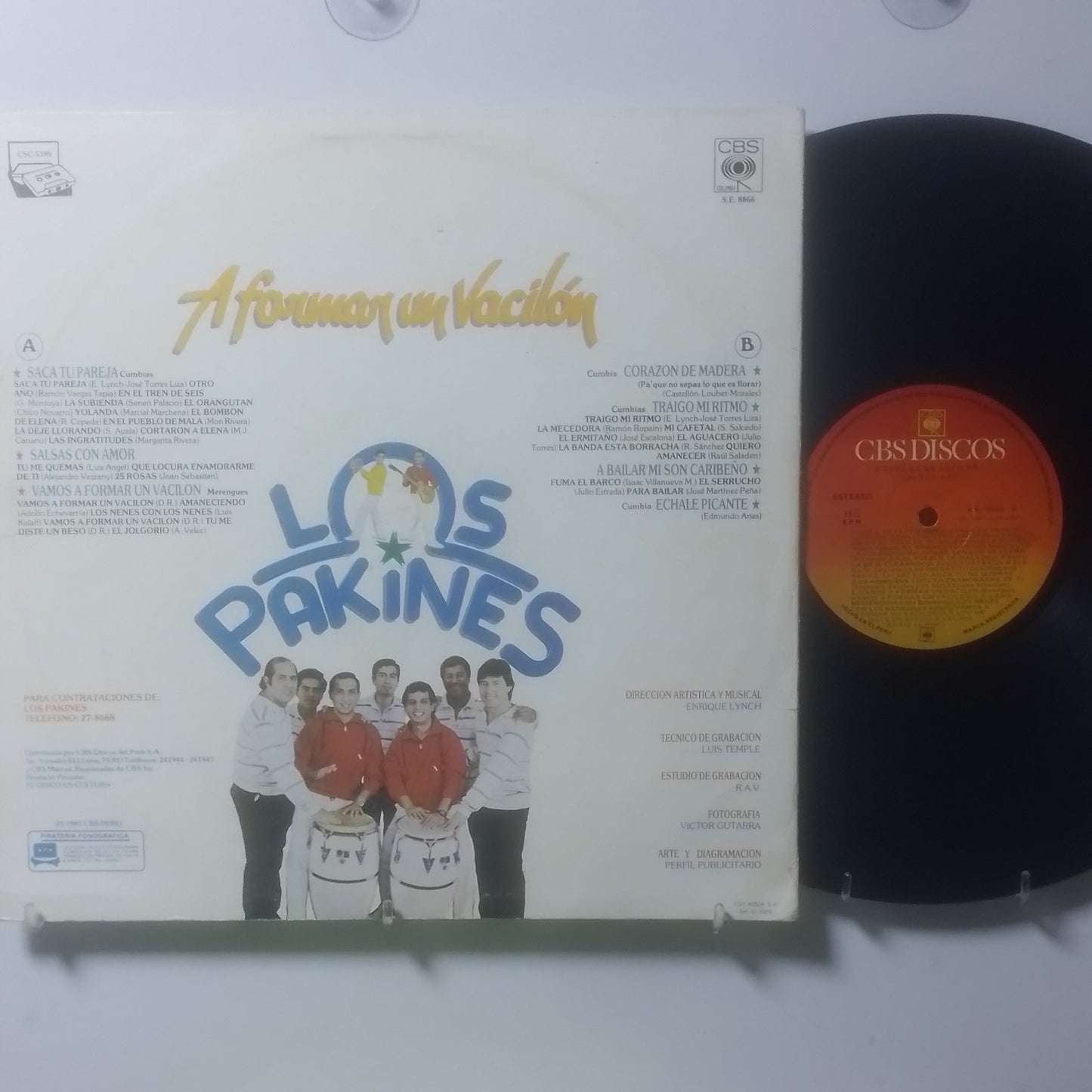 lp Los Pakines A Formar Un Vacilon made peru 1987 cumbia