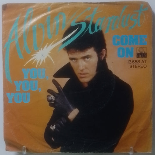 single 7" Alvin Stardust You You You / Come On made usa 1974 rock