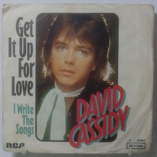 single 7" David Cassidy I Write The Songs / Get It Up For Love made alemania 1975 pop rock