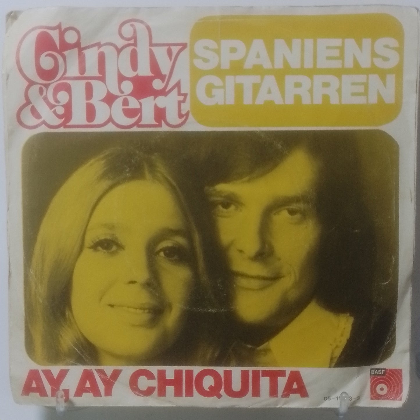 single 7" Cindy & Bert Spaniens Gitarren / Ay Ay Chiquita made holanda 1973 pop