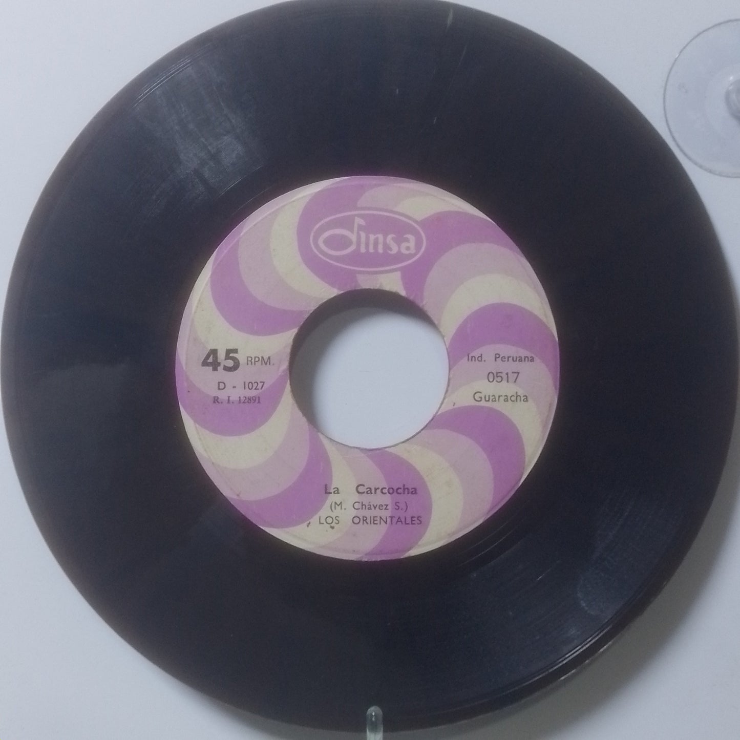 single 7" Los Orientales Lobos Al Escape / La Carcocha made Peru 1970 latin rock