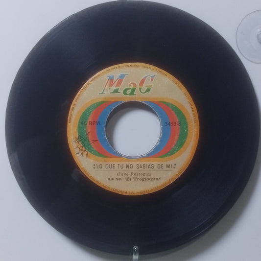 single 7" Jean Paul El Troglodita Yo Pienso Que Tu Eres La Mujer / Lo Que Tu No Sabias De Mi made Peru 1973 latin rock