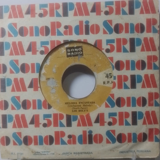 single 7" Los Holy's Sueño Sicodelico / Melodia Encantada made Peru 1968 con funda original latin rock