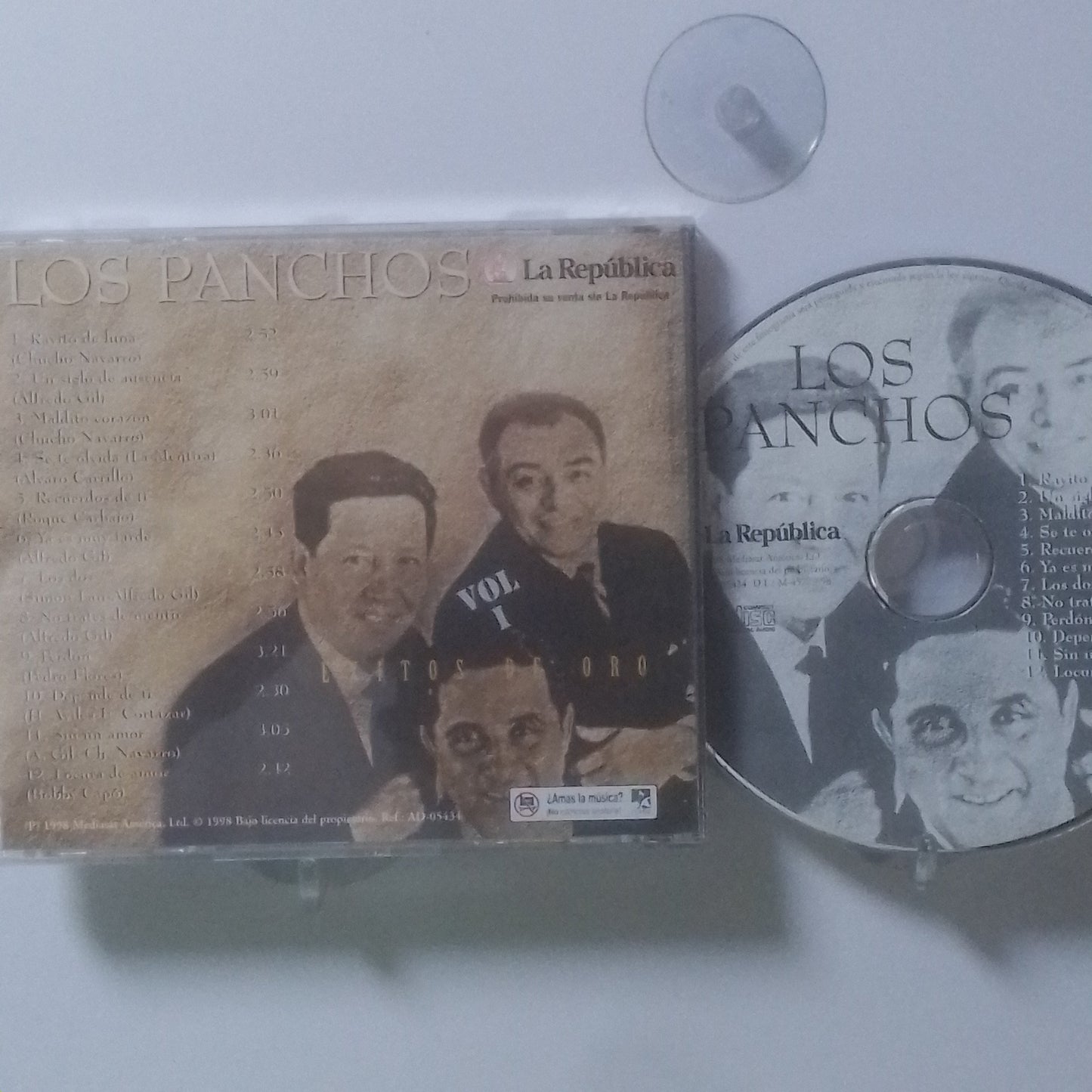 cd Trio Los Panchos Exitos de Oro made peru 1998 latin bolero