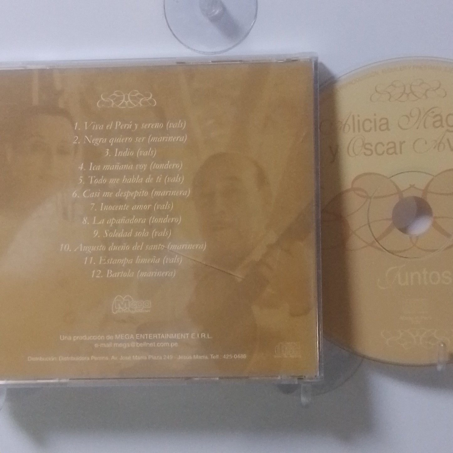 cd Alicia Maguiña y Oscar Aviles Juntos made peru 2000 criollo folk
