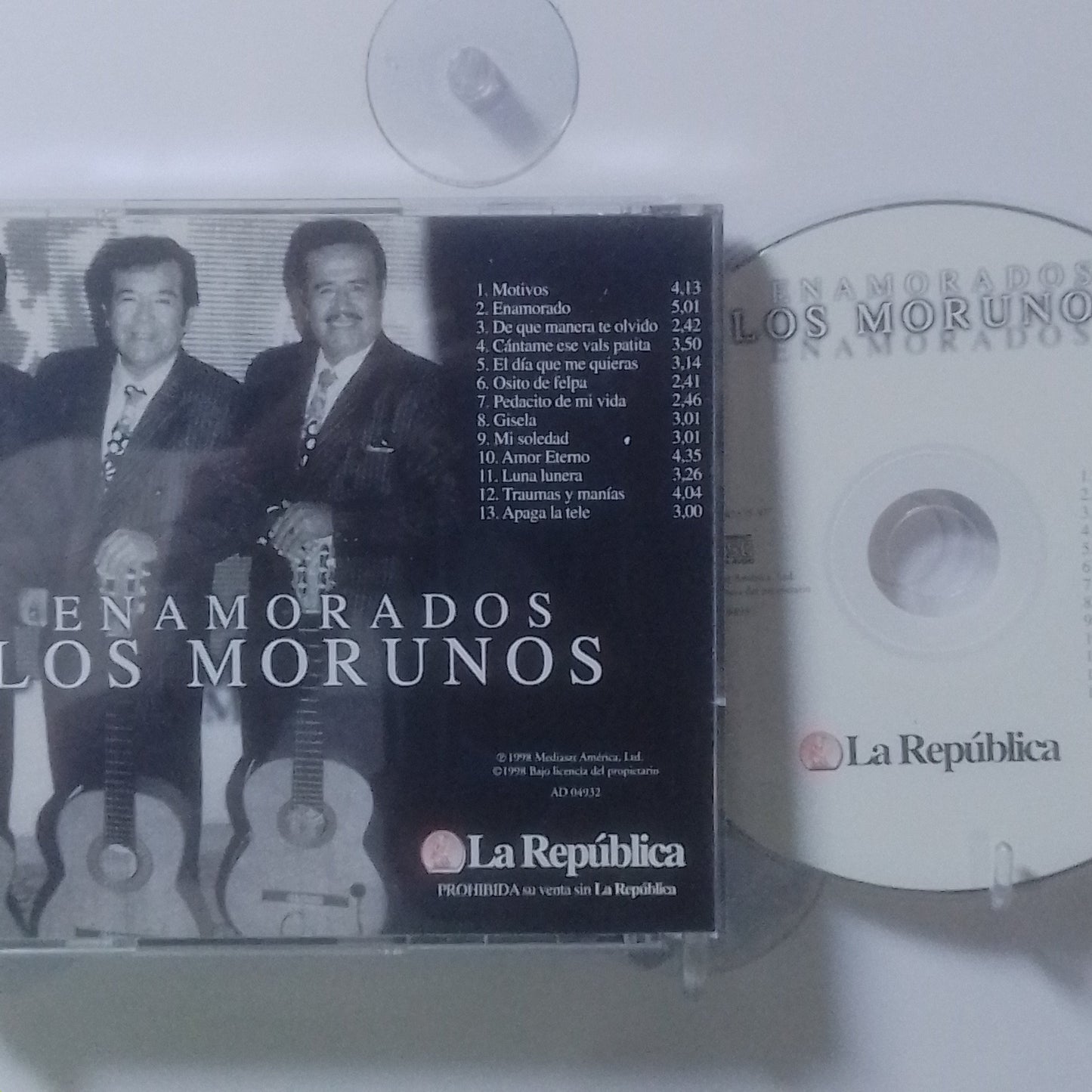 cd los morunos enamorados made peru 1998 criollo folk