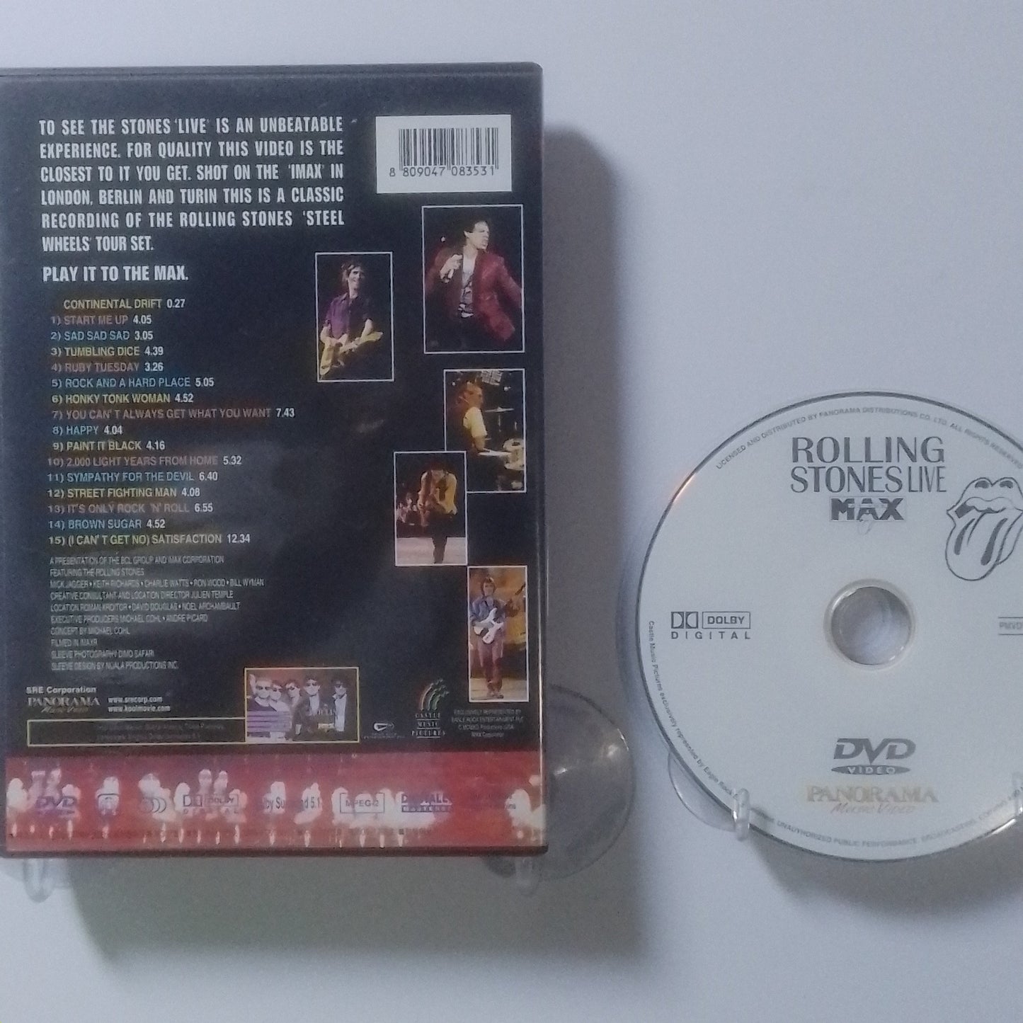 dvd Rolling Stones Live At The Max made japon 2000 concierto vivo