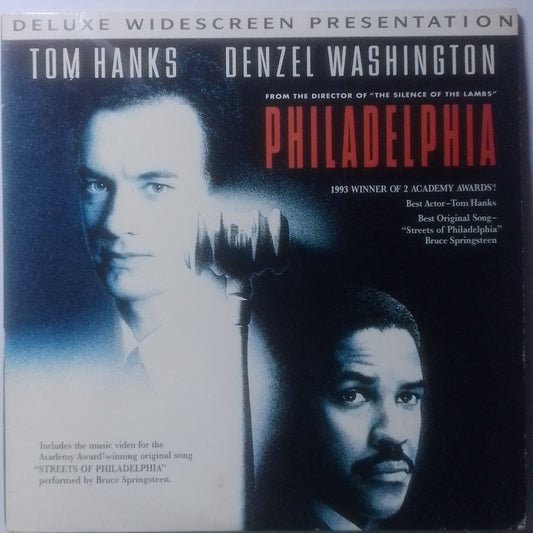x2 laser disc Philadelphia the luxe widescreen presentation made usa 1994 drama