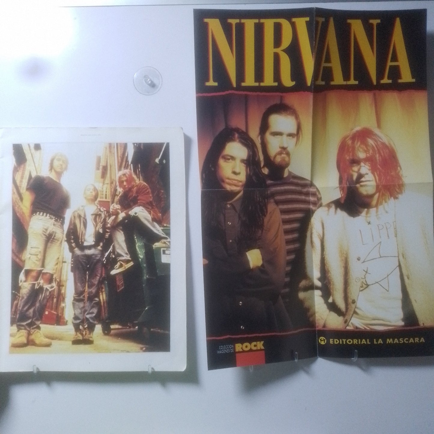 revista rock de lux 84 nirvana + poster made españa 1992 rock