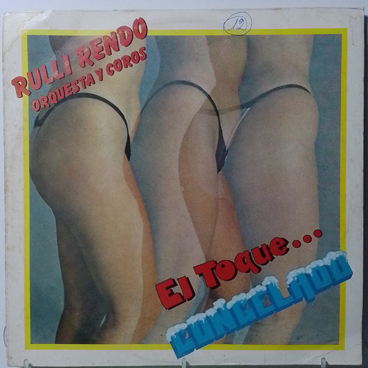 lp Rulli Rendo Orquesta y Coros El Toque Congelado made peru 1985 cumbia salsa