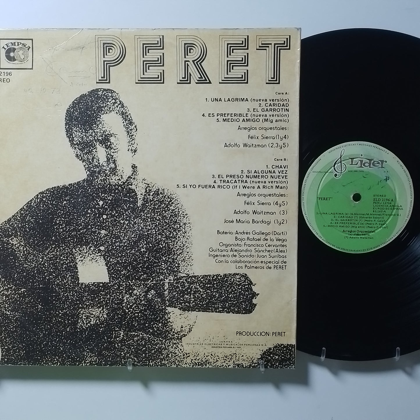 lp peret peret made peru 1973 latin pop