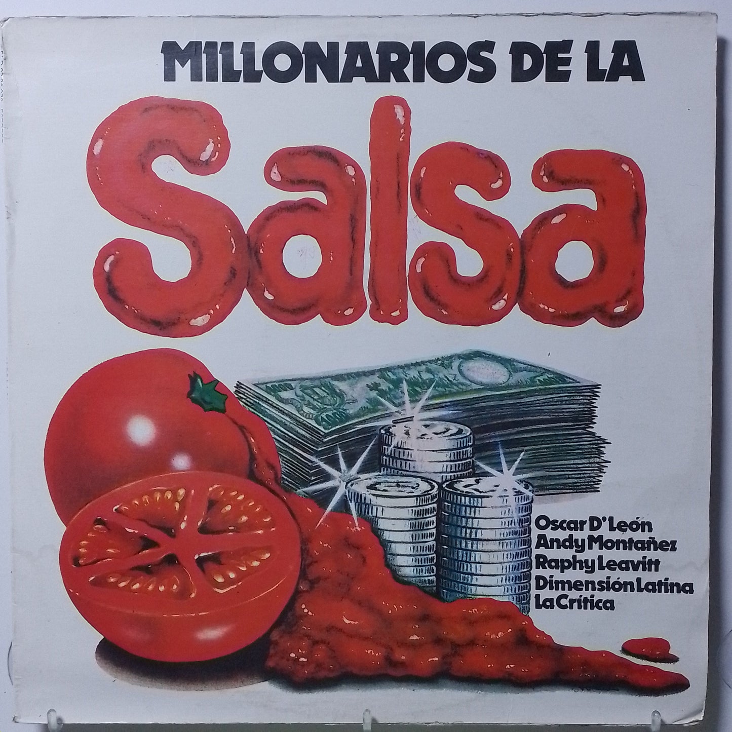 lp Millonarios De La Salsa Oscar D Leon Raphy Leavitt Andy Montañez varios made peru 1982 salsa