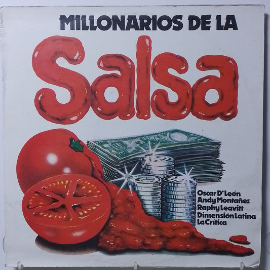 lp Millonarios De La Salsa Oscar D Leon Raphy Leavitt Andy Montañez varios made peru 1982 salsa
